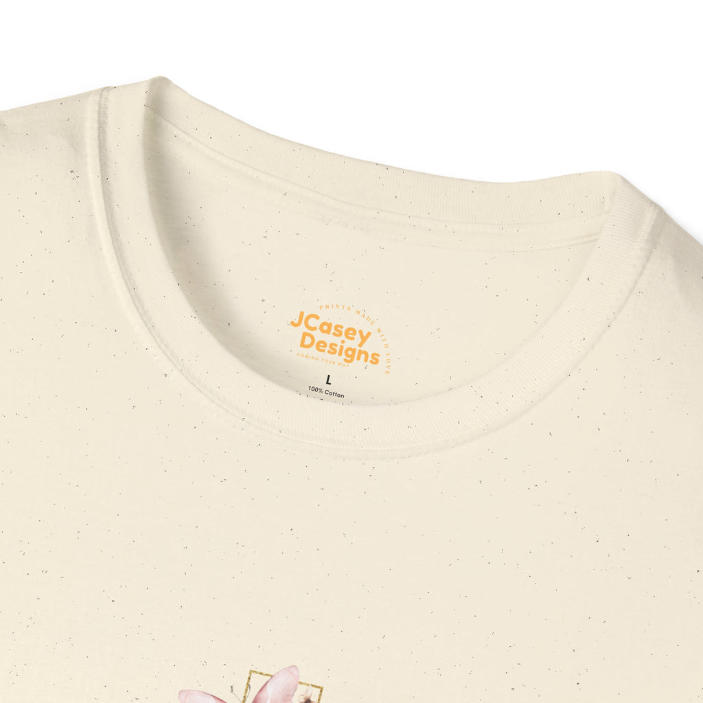 Floral Cross Scripture Tee — Trust in the Lord Christian T-Shirt