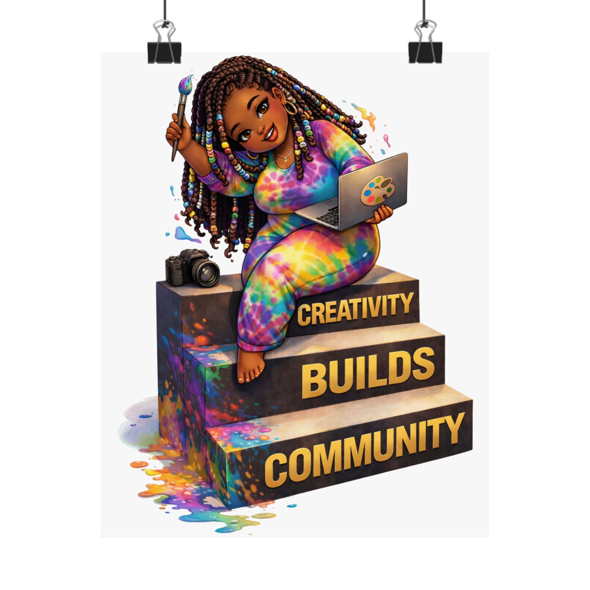 The Muse - Creativity Builds Community Wall Art Print