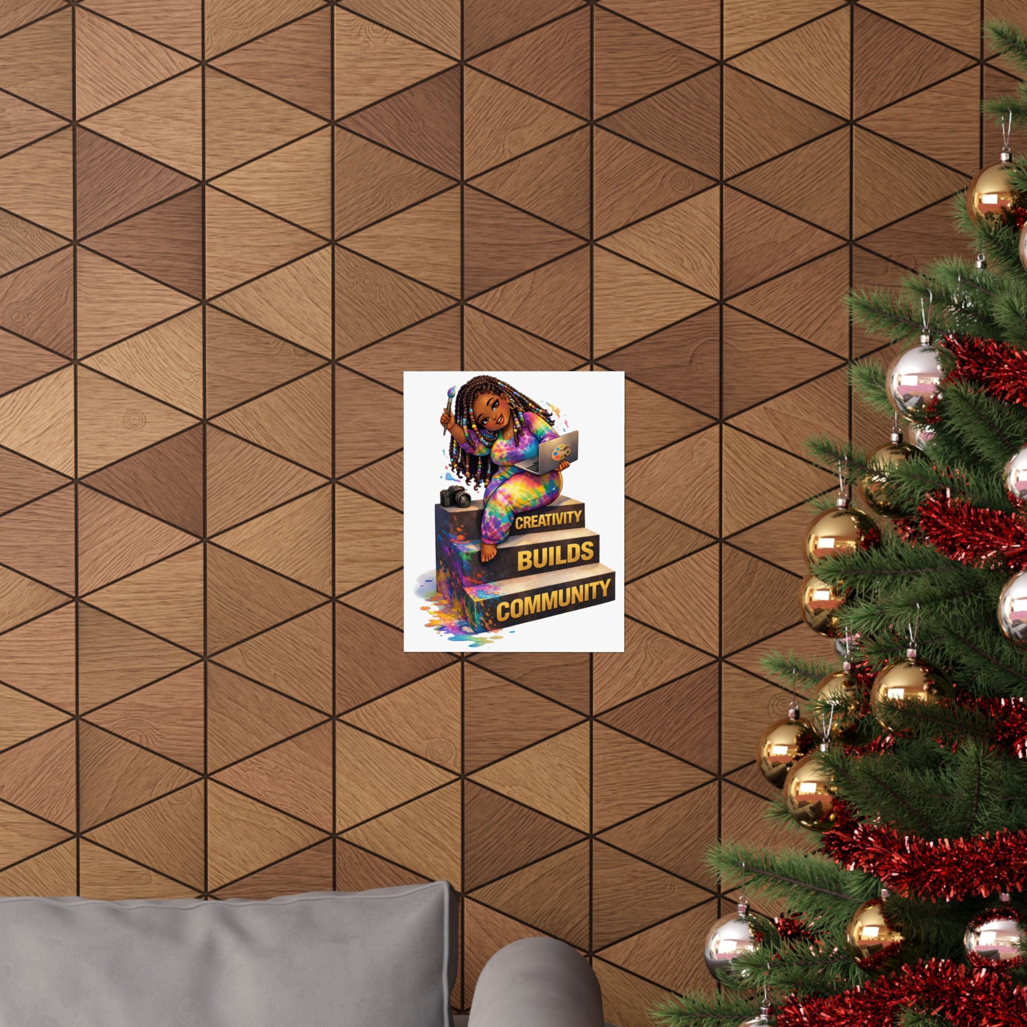 The Muse - Creativity Builds Community Wall Art Print