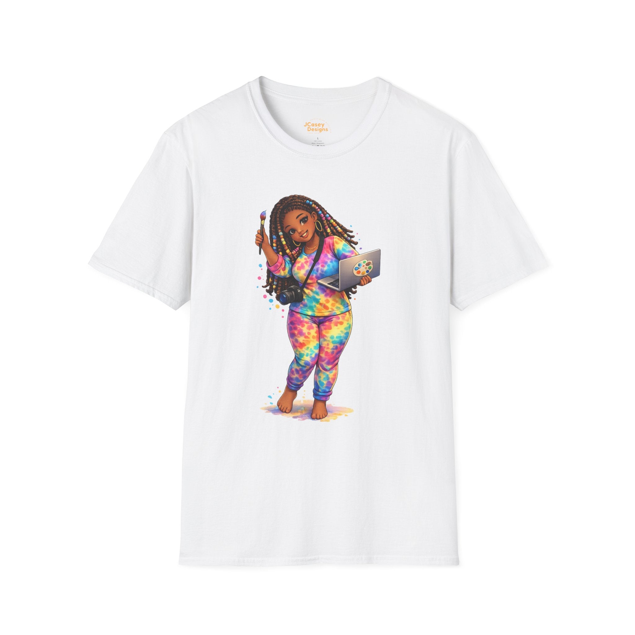The Muse Graphic T-Shirt | Creative Black Girl Art Tee