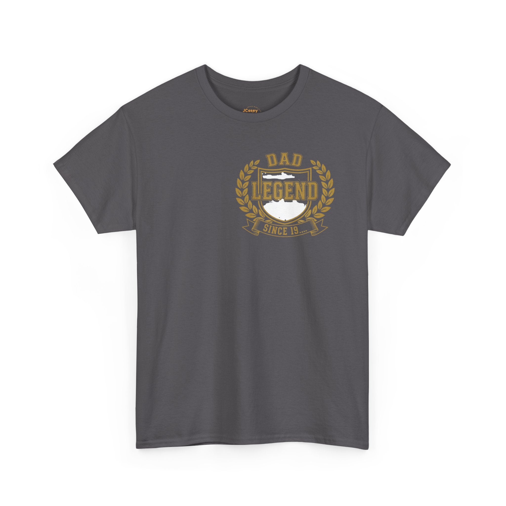Proud Dad T‑Shirt — "Proud Dad, My Greatest Title" Baby Footprint Tee