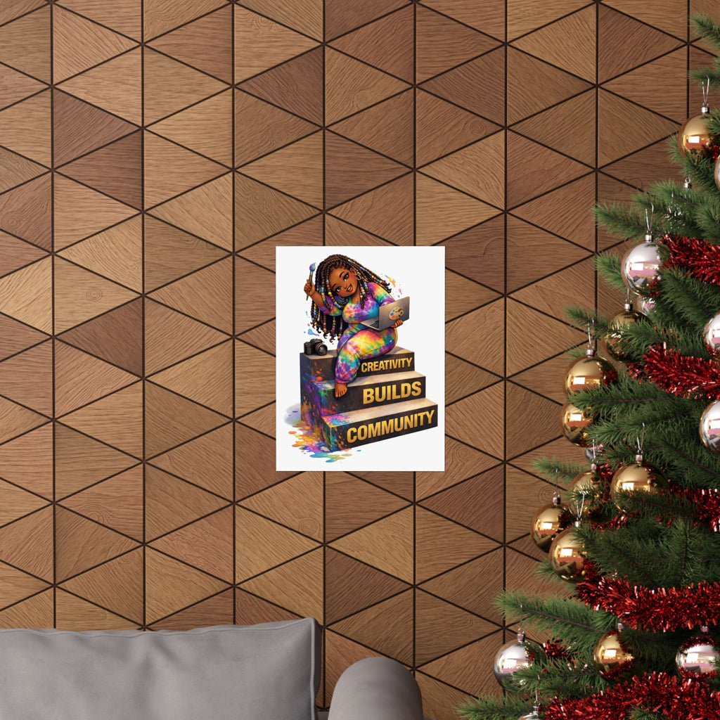 The Muse - Creativity Builds Community Wall Art Print