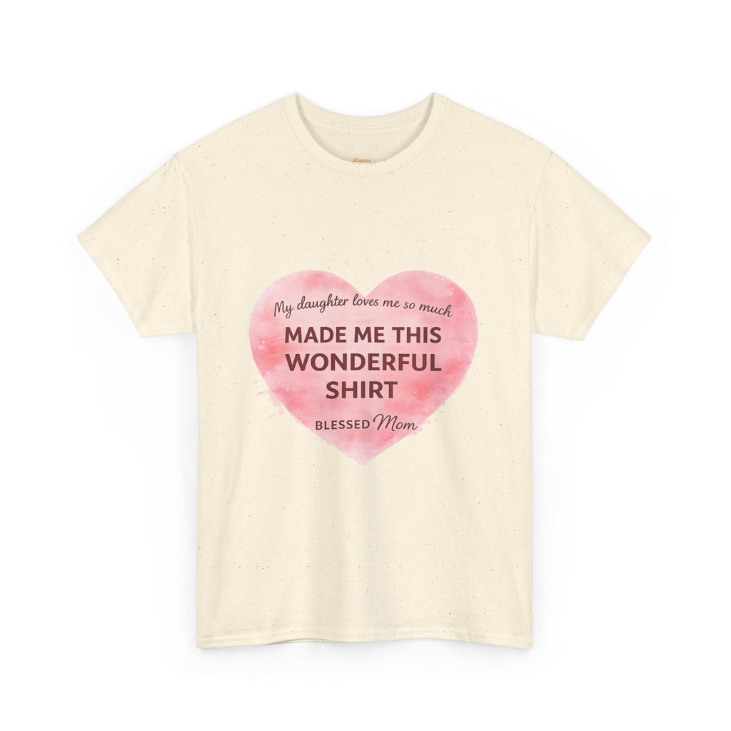Blessed Mom Heart Shirt – Gift from Daughter