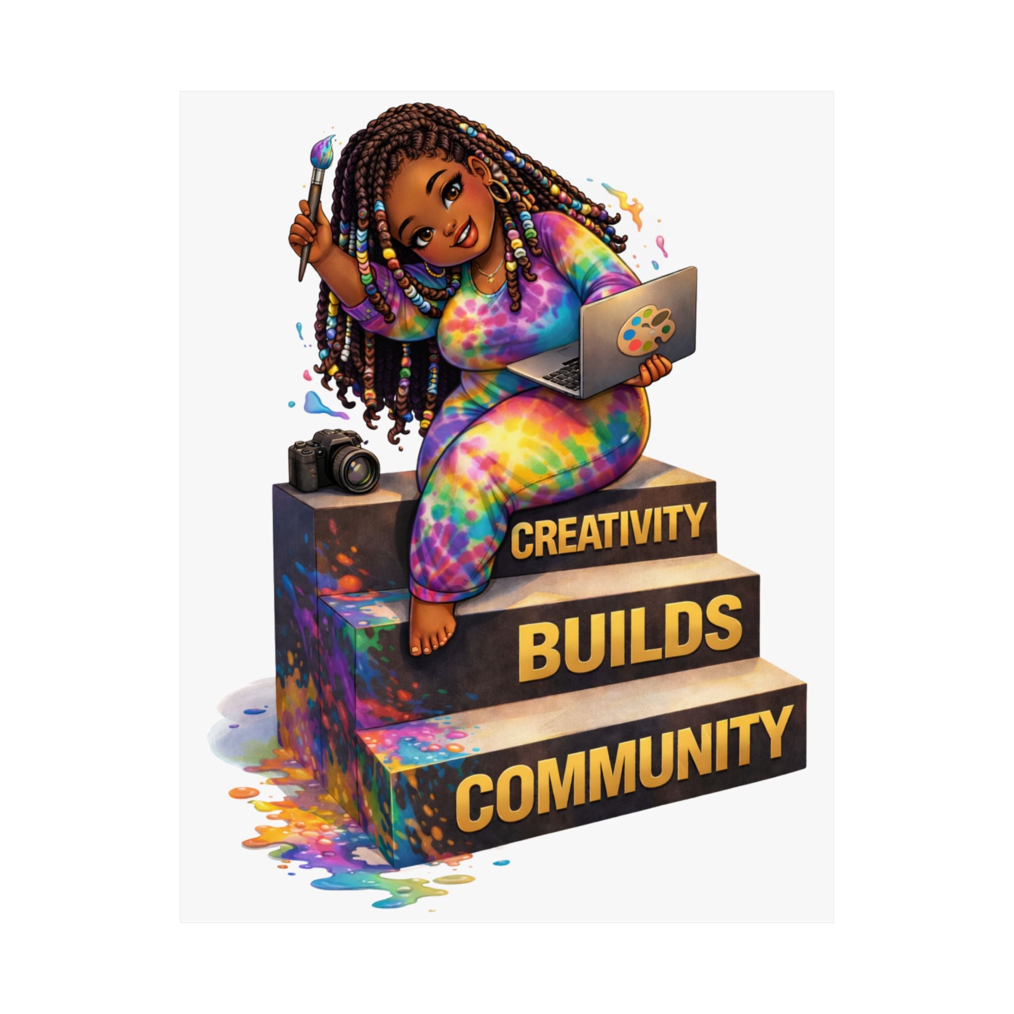 The Muse - Creativity Builds Community Wall Art Print