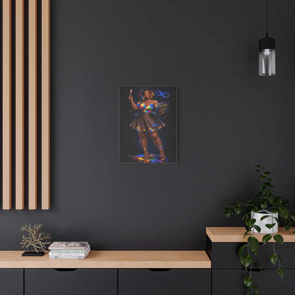 Infinite Creativity™ | BBW Baddie Muse Art Canvas