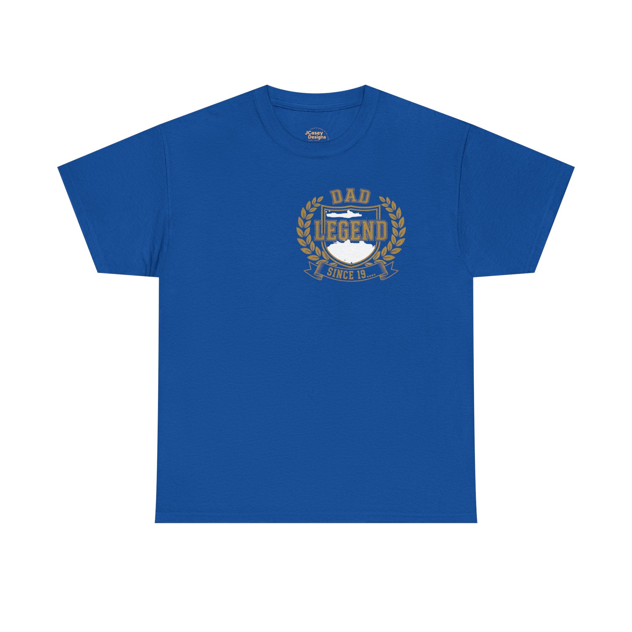 Proud Dad T‑Shirt — "Proud Dad, My Greatest Title" Baby Footprint Tee
