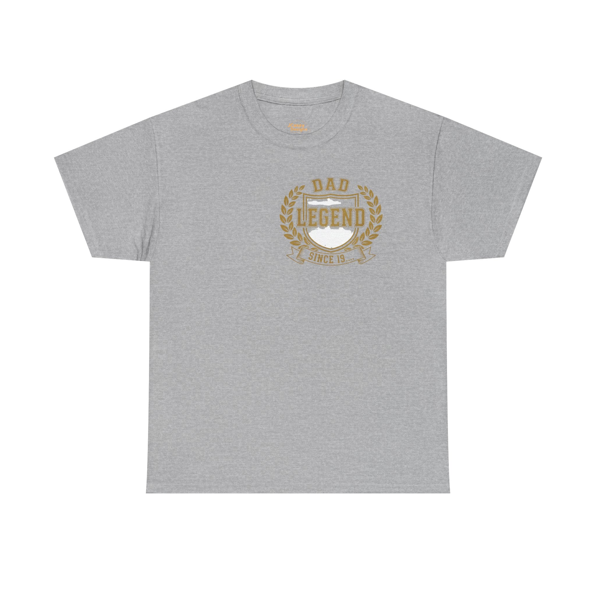Proud Dad T‑Shirt — "Proud Dad, My Greatest Title" Baby Footprint Tee